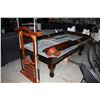Image 1 : POOL TABLE WITH CUE RACK, BILLIARD BALLS AND MORE ACCESSORIES
