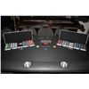 Image 2 : POKER TABLE (GAMES TABLE) WITH 10 FOLDING CHAIRS, PAIR OF POKER CHIP SETS AND MORE ACCESSORIES