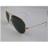 Image 2 : PAIR OF AUTHENTIC RAY-BAN AVIATOR SUNGLASSES (RB3025) *SOME CHIPS*