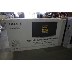 65" SONY BRAVIA 4K UHD HDR LED ANDROID SMART TV (MODEL XBR-65X850D) *LINE ON SCREEN, NO REMOTE*