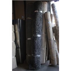 LARGE GREY SHAG AREA RUG