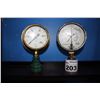 Image 1 : PAIR OF NAUTICAL GAUGES
