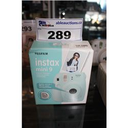 FUJIFILM INSTAX MINI 9 INSTANT CAMERA, ICE BLUE