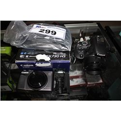 CANON POWERSHOT SX730 HS DIGITAL CAMERA WITH CASE (AND CANON CAMERA *FOR PARTS*)