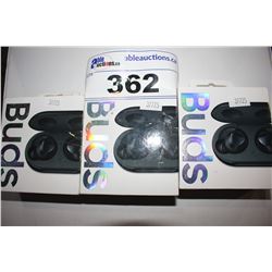 3 PAIRS OF SAMSUNG GALAXY BUDS