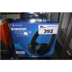 SONY PLAYSTATION GOLD WIRELESS HEADSET