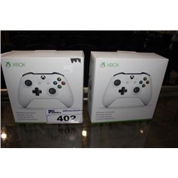 PAIR OF XBOX WIRELESS CONTROLLERS
