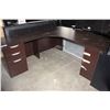 Image 2 : L-SHAPE OFFICE DESK WITH STORAGE