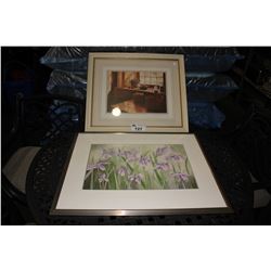 PAIR OF FRAMED PRINTS