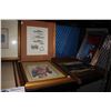 Image 2 : SHELF OF ASSORTED FRAMED ARTWORK