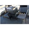 Image 1 : PATIO SOFA, CHAIR AND PAIR OF SIDE TABLES