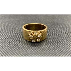 14K LADIES RING WITH MASONIC STAR RV 1450.00