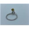 Image 2 : LADIES 18K WHITE AND YELLOW GOLD RING WITH 6 DIAMONDS RV $3,390.00