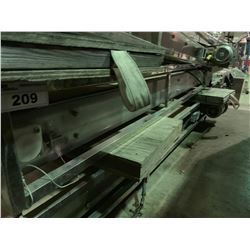 6'7" LONG 8" WIDE STAINLESS STEEL / PLASTIC POWERED CONVEYOR SYSTEM