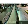 Image 2 : 9'10" LONG 8" WIDE STAINLESS STEEL / PLASTIC POWERED FIRST LINE INSPECTION CONVEYOR SYSTEM