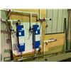Image 2 : 2 X HALLETT CROSSFIRE UV PURIFICATION SYSTEM ON WALL WITH POWER & REGULATED PLASTIC PLUMBING