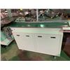 Image 1 : J+D ELECTRICAL INDUSTRIAL POWERED 5' LONG 10" WIDE INSPECTION CONVEYOR SYSTEM WITH PARTS