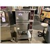 Image 1 : 2 SOUTHBEND R24-3 STAINLESS STEEL 3 PAN COUNTERTOP STEAMER2 ON DUAL TRAY STAND
