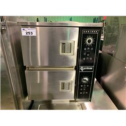GARLAND CYCLONE CC2 STAINLESS STEEL COMMERCIAL STEAM CABINET WITH MULTI UNIT STEAM GENERATOR