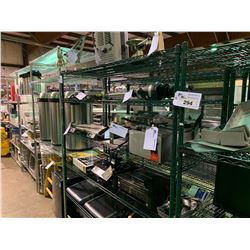 6 TIER 24D X 60W X 74H GREEN COATED  METRO RACK  RESTAURANT SHELF