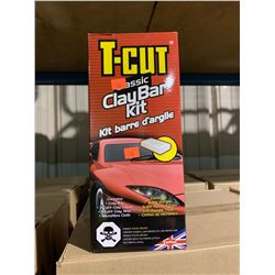 2 BOXES OF 6 X T-CUT CLASSIC AUTOMOTIVE CLAY BAR KITS ( 12 KITS TOTAL )