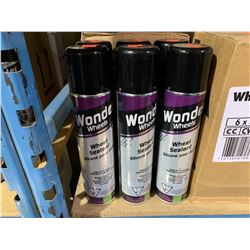 5 BOXES OF 6 X 300ML WONDER WHEELS SILICONE AUTOMOTIVE WHEEL SEALANT