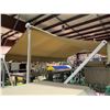 Image 2 : 2 POST PORTABLE / RETRACTABLE ACRYLIC PATIO AWNING SYSTEM WHITE FRAME & CAPPUCCINO FABRIC