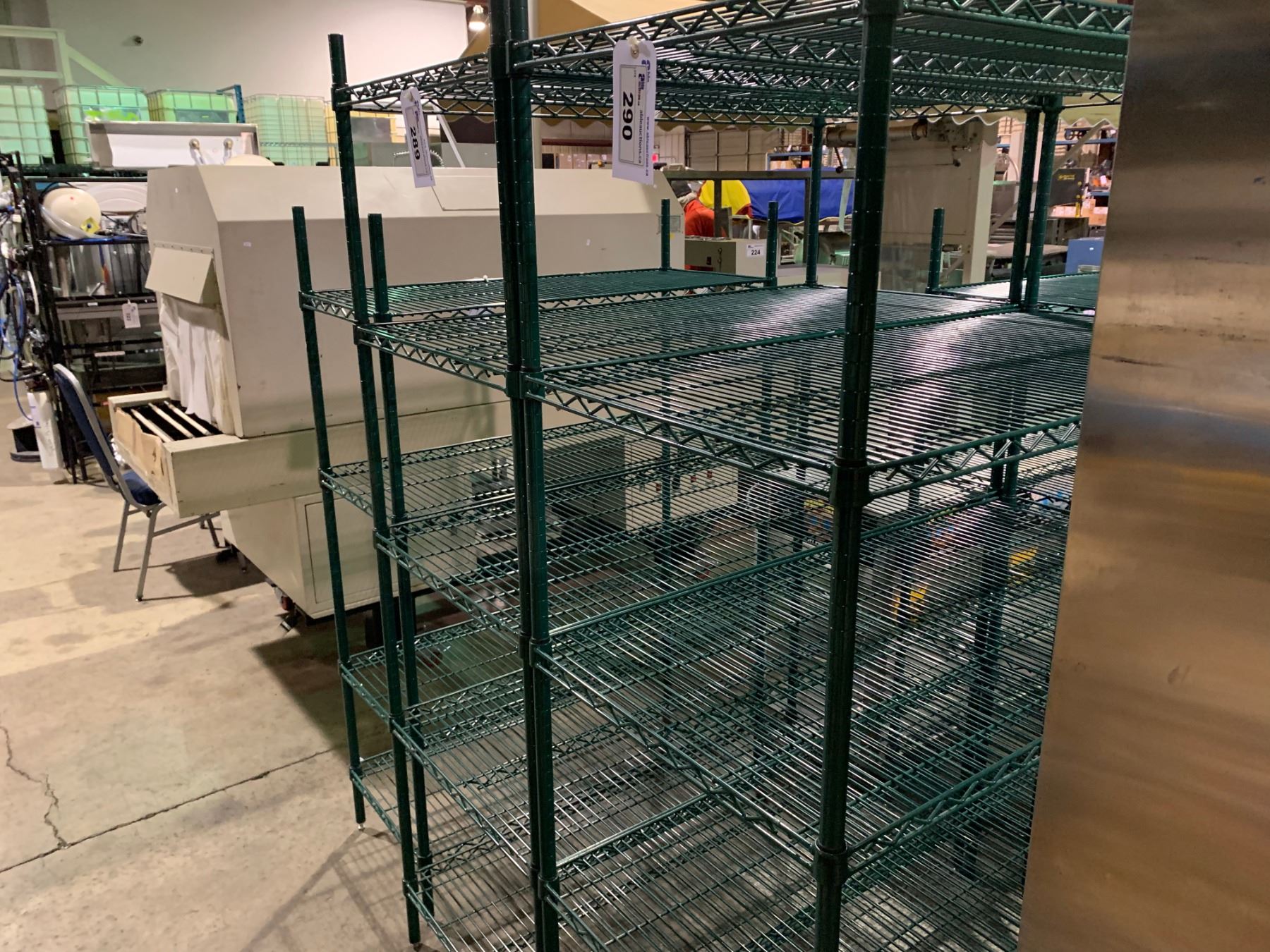 Metro Self Rack 5 TIER 24D X 48W X 74H GREEN COATED