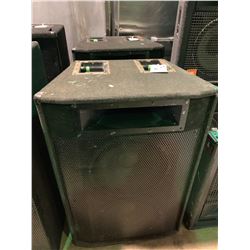 PAIR OF YORKVILLE ELITE MAXIMUM 1000 PROFESSIONAL SOUND REINFORCEMENT LOUD SPEAKER SYSTEM