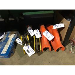 CABLE BENDERS & 3 LIFTING CLAMPS