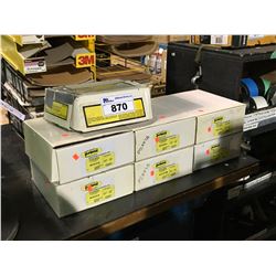 7 BOXES OF PRIME 1.2  CROWN FLOORING STAPLES