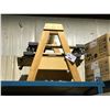 Image 1 : SHRINK WRAP CART & 4 ASSORTED DOLLIES
