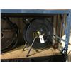 Image 1 : BLUE ACME MOBILE BANDING CART WITH ROLL OF PLASTIC BANDING