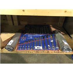 ASSORTED STANDARD & METRIC WRENCHES & WRENCH SETS