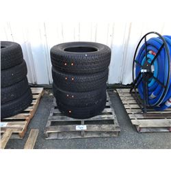 SET OF 4 MICHELIN LT 265-70R18 VEHICLE TIRES