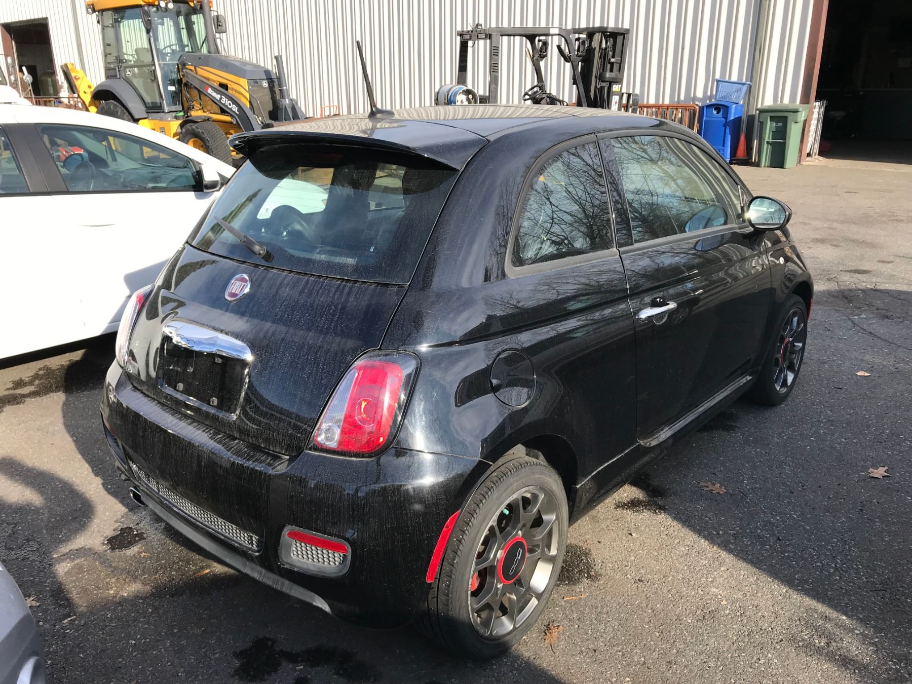 2013 FIAT 500 SPORT, BLACK, HATCHBACK, GAS, MANUAL, VIN