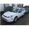 Image 1 : 2004 FORD FOCUS SE, WHITE, 4DRSW, GAS, AUTOMATIC, VIN#1FAFP36344W204415, 81,794KMS,