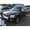 Image 1 : 2006 FORD EXPLORER, GREY, 4DRSW, GAS, AUTOMATIC, VIN#1FMEU75846UA84855, 234,747KMS,
