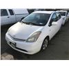 Image 1 : 2008 TOYOTA PRIUS, HYBRID, WHITE, 4DRHB, GAS/ELECTRIC, AUTOMATIC, VIN#JTDKB20UX83348304,
