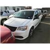 Image 1 : 2012 DODGE RAM CARGO VAN, WHITE, GAS, AUTOMATIC, VIN#2C4JDGAG4CR176640, 313,144KMS,