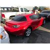 Image 2 : 2005 MAZDA RX-8, RED, 2DRCP, GAS, MANUAL, ROTARY ENGINE, VIN#JM1FE173650146248, 146,867KMS,