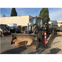 2016 JOHN DEERE 310SL BACKHOE, YELLOW, DIESEL, VIN#1T0310SLTGF296061, 1,488 HOURS, NO ICBC