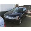 Image 1 : 2004 NISSAN MURANO, 4DRSW, BLUE, GAS, AUTOMATIC, VIN#JN8AZ08W94W333517, 223,790KMS,