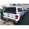 Image 2 : 2007 FORD RANGER, WHITE, GAS, AUTOMATIC, VIN#1FTZR44U87PA55704, 97,768KMS, RD,CD,AC, HAS FRONT END