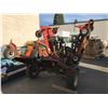 Image 2 : 2002 FARM KING 375" PINTLE HITCH BED MOWER ON TRAILER, RED, VIN # 89291290028008222,