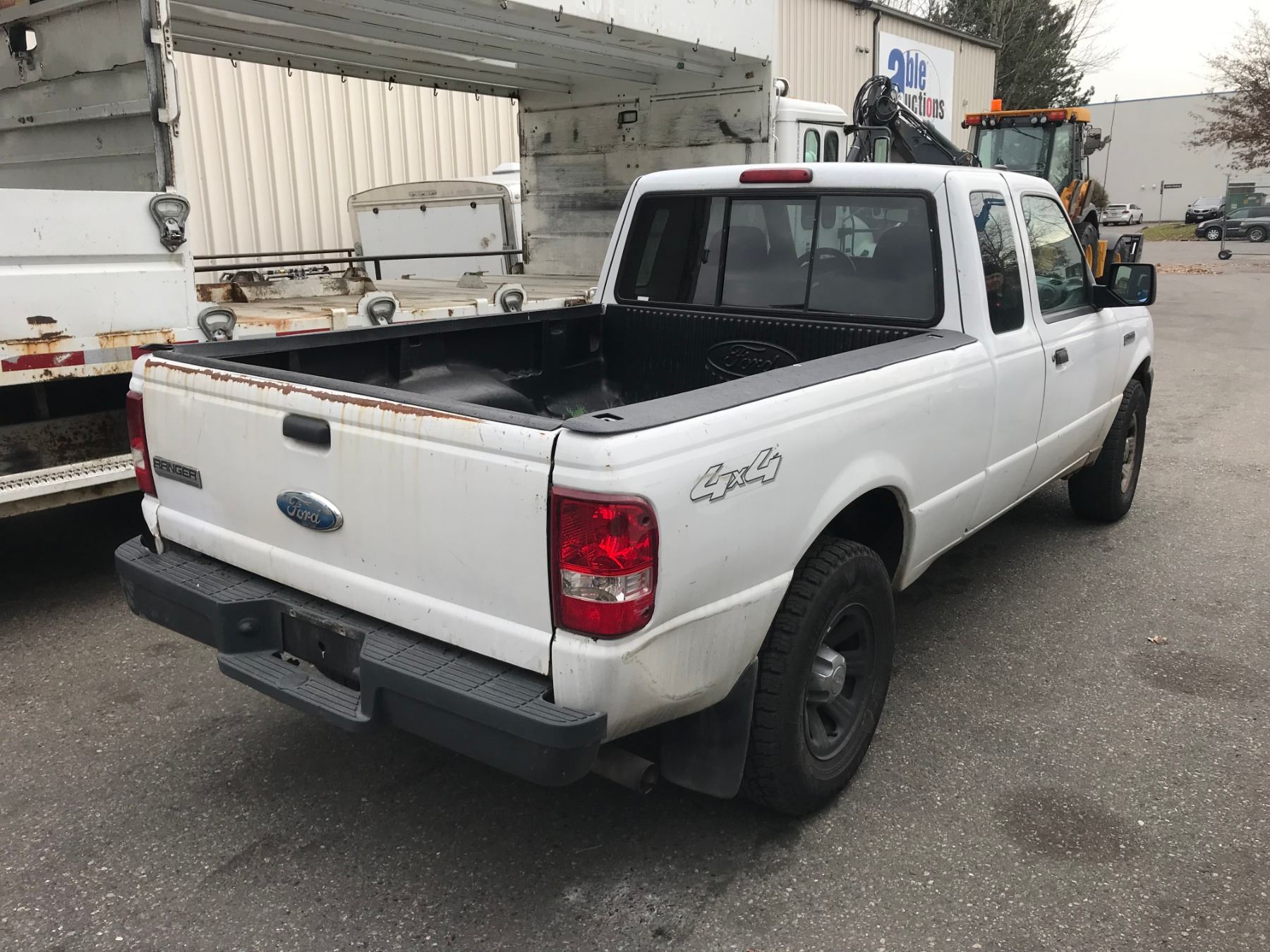 2008 FORD RANGER, WHITE, 2DRPU, GAS, AUTOMATIC, VIN#1FTZR45E28PA00741 ...