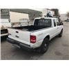 Image 2 : 2008 FORD RANGER, WHITE, 2DRPU, GAS, AUTOMATIC, VIN#1FTZR45E28PA00741, 191,793KMS, RD,AC,4W, NO