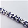 Image 2 : SILVER TANZANITE(11.2CT) BRACELET