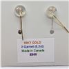 Image 2 : 18K GARNET (8.2CT) EARRINGS