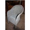 Image 1 : LLOYD LOOM VICTORIAN WICKER CHAIR